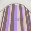 Striped 'Le Bain' Shower Curtain — Lavender & Mauve Modern Bathroom Decor