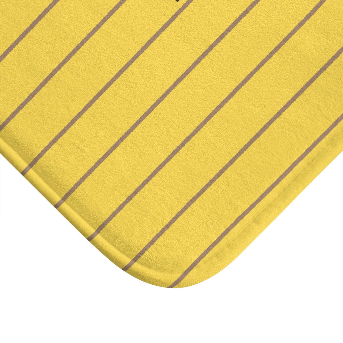 Le Bain Yellow Striped Bath Mat — French Minimalist Bathroom Rug