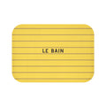 Le Bain Yellow Striped Bath Mat — French Minimalist Bathroom Rug