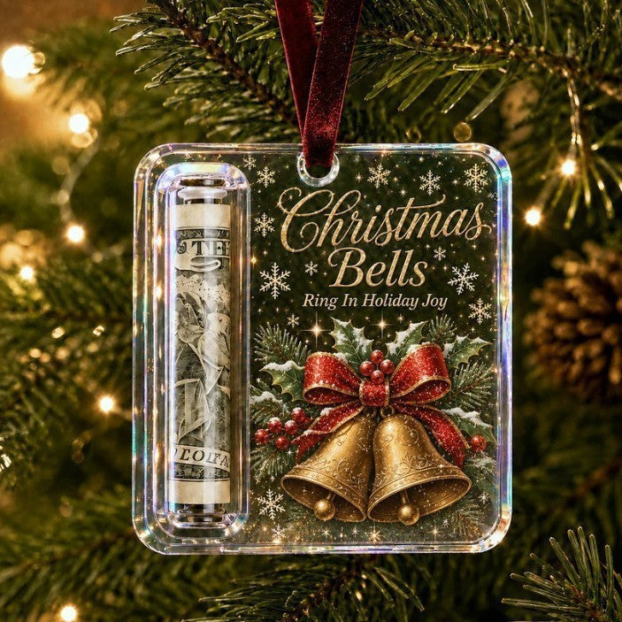 Cash Gift Ornament an acrylic hanging decoration