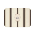 Le Bain Classic Striped Bath Mat, BROWN,  French Bathroom Decor