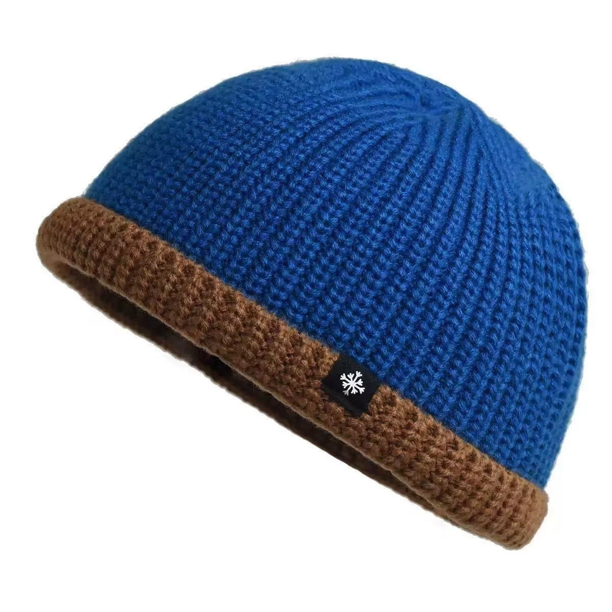 Men's Fleece Lined Knitted Beanie Hat with Ear Protection