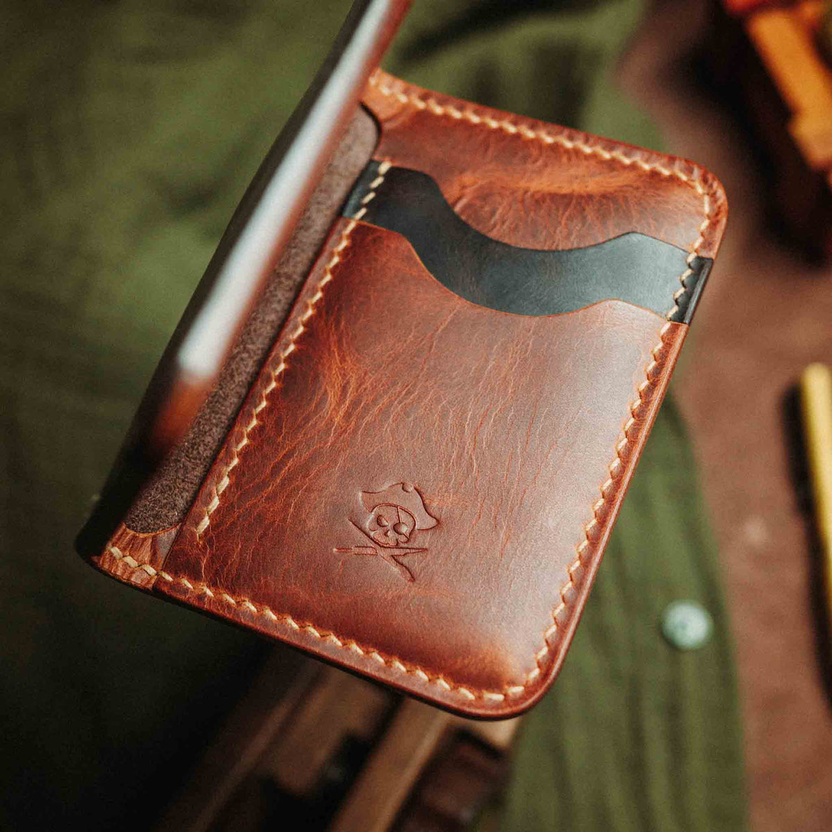 Pirate Goods Buccaneer – Slim Leather Bifold Wallet