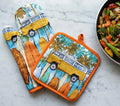 Surf City Potholder Set