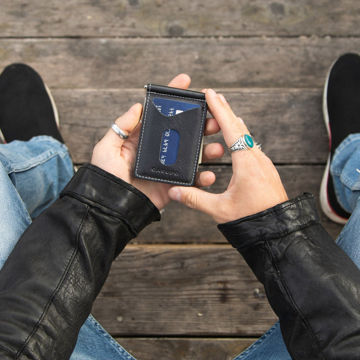 Money Clip Wallet - Black