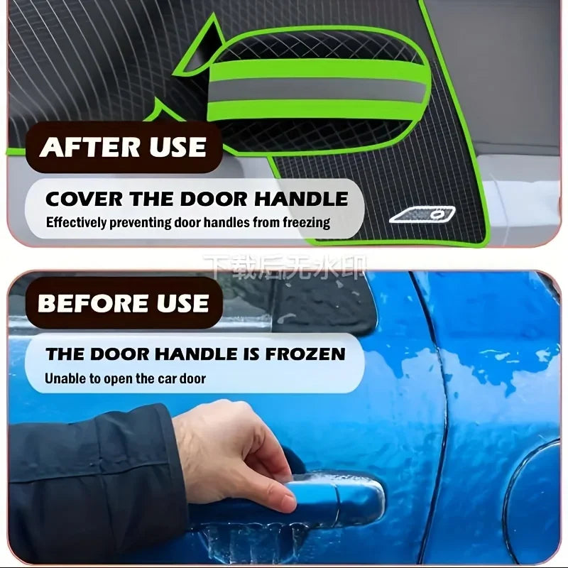 Car Snow Cover Winter Front Windshield | Anti-Freeze Magnetic Half Cover