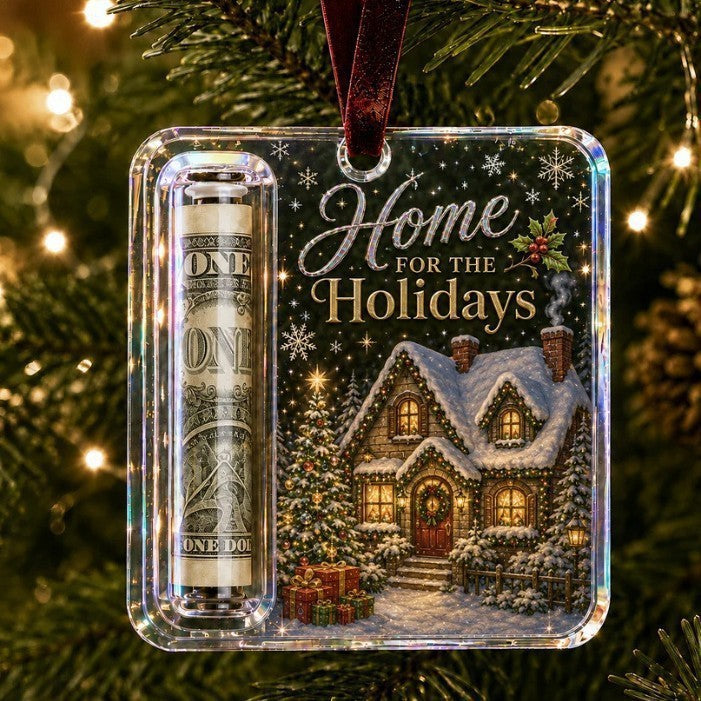 Cash Gift Ornament an acrylic hanging decoration