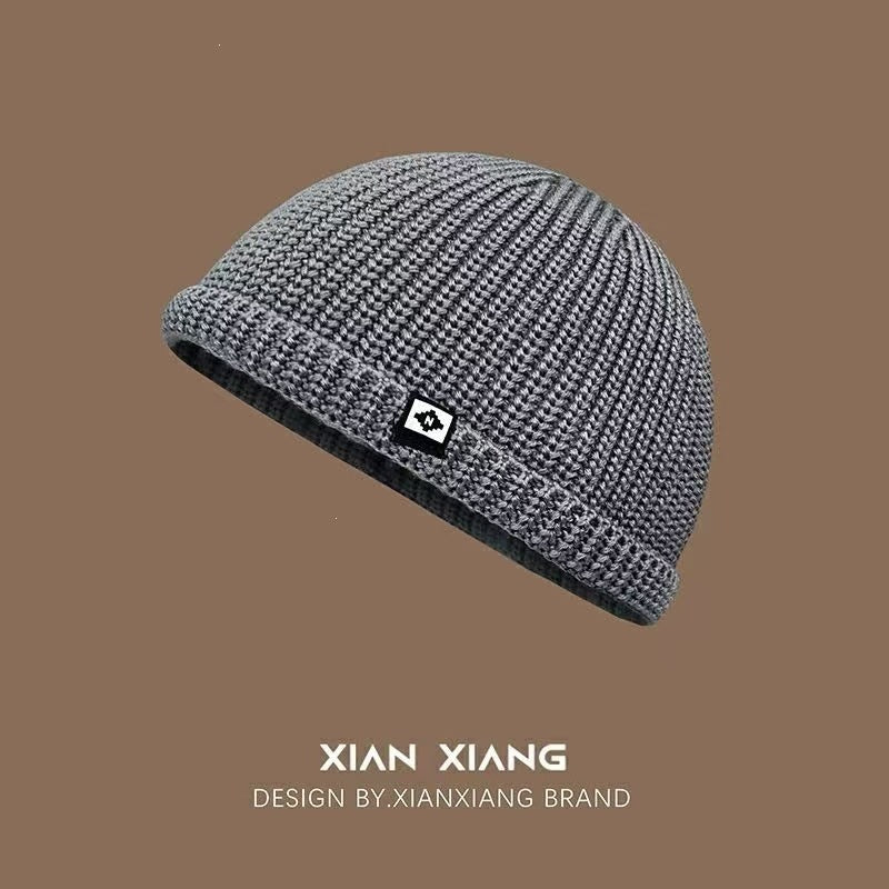 Men's Fleece Lined Knitted Beanie Hat with Ear Protection